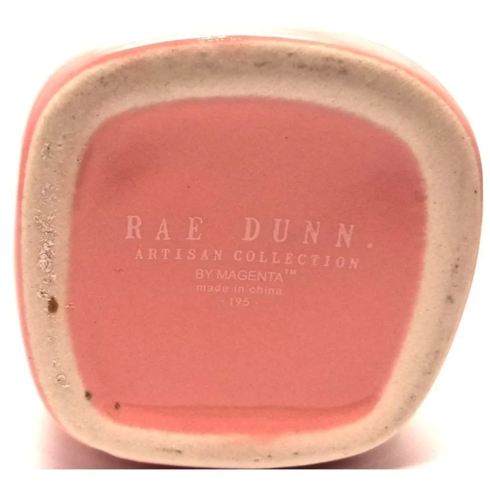 Pink Blossom Milk Bottle by Rae Dunn